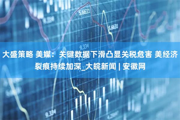 大盛策略 美媒：关键数据下滑凸显关税危害 美经济裂痕持续加深_大皖新闻 | 安徽网