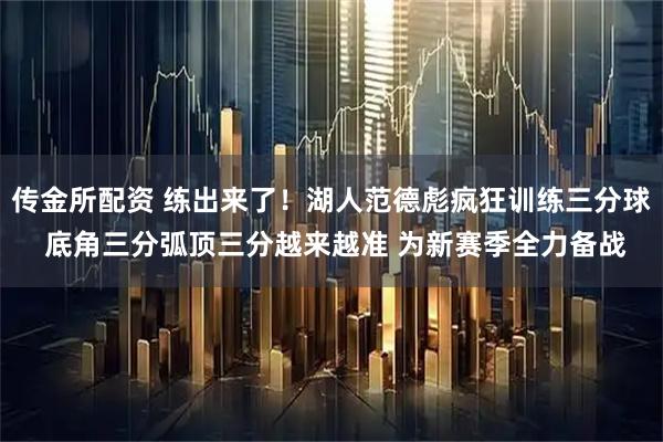 传金所配资 练出来了！湖人范德彪疯狂训练三分球 底角三分弧顶三分越来越准 为新赛季全力备战